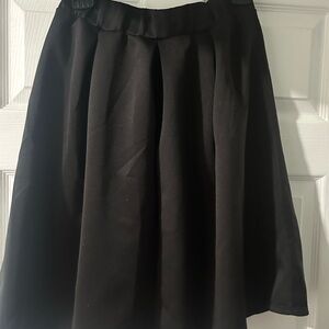 Classic Black A-Line Skirt